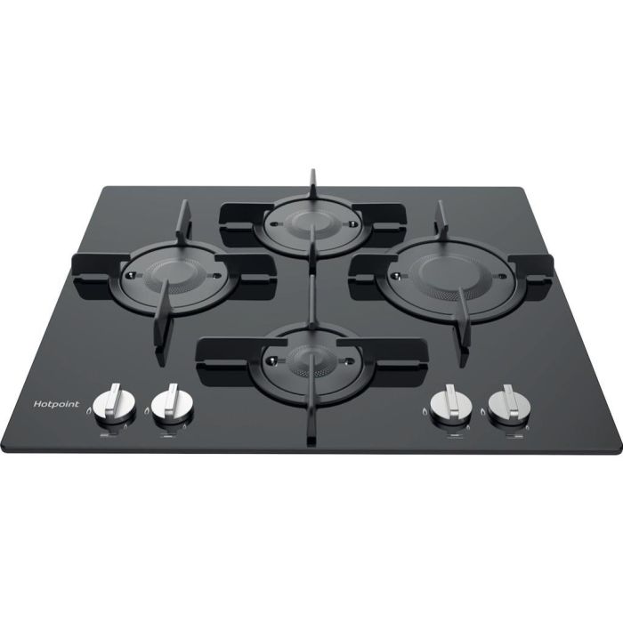 Hotpoint FTGHG 641 D/H BK Gas Hob - Black