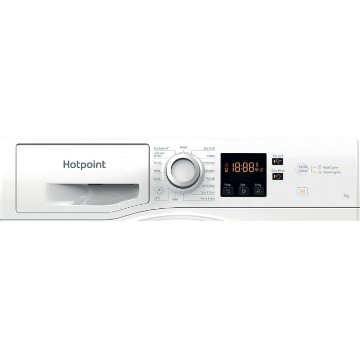 Hotpoint NSWE 743U WS UK N Washing Machine - White