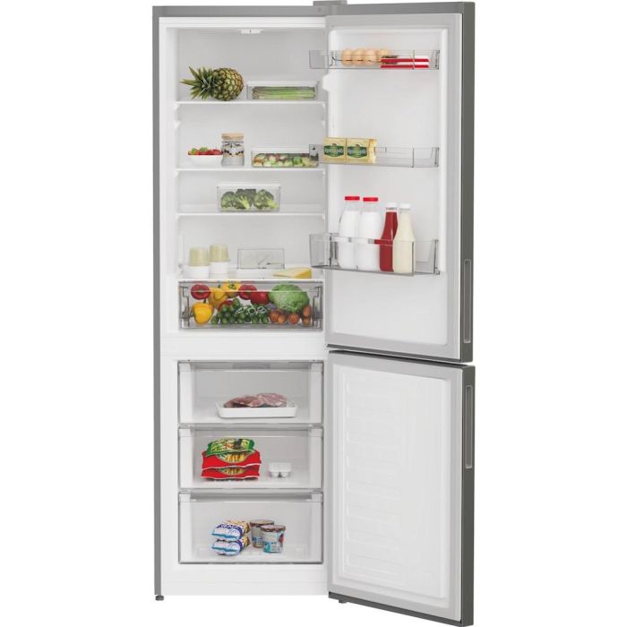 Indesit INKS 1361 S4UK Freestanding 60/40 Fridge Freezer - Silver