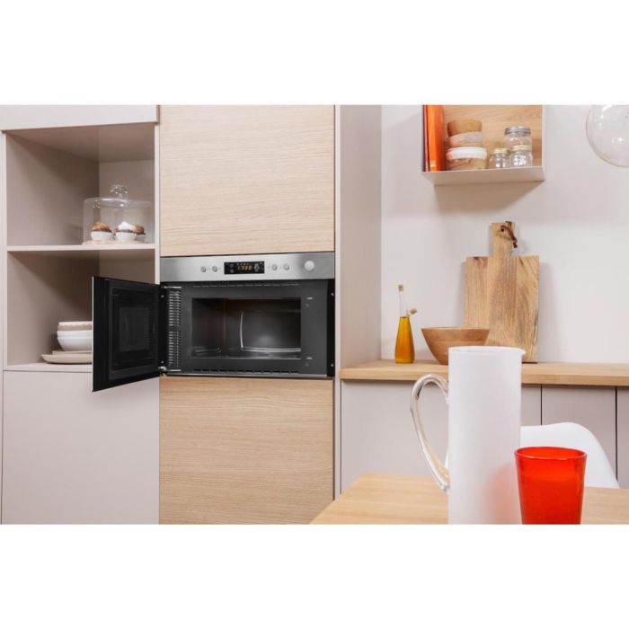Indesit MWI 3213 IX Built-In Microwave in Stainless Steel