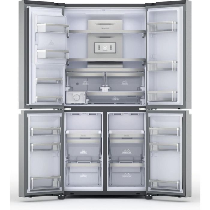 Hotpoint HQ9I MO1L UK Active 4 Door Fridge Freezer - Stainless Steel