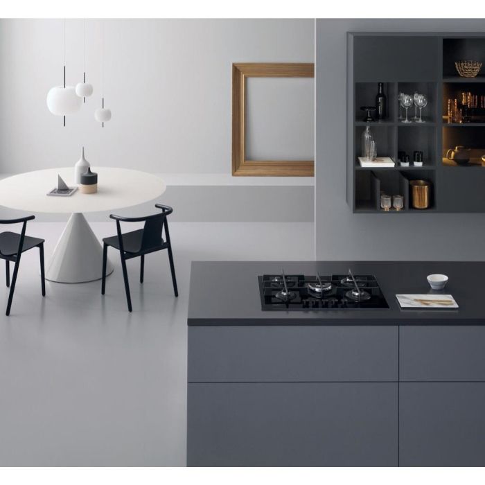 Whirlpool GOWL 758/NB W Collection Hob 5 Burners Gas on Glass 75cm - Black