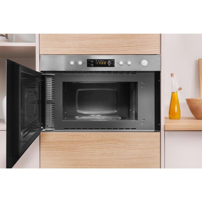 Indesit MWI 3213 IX Built-In Microwave in Stainless Steel