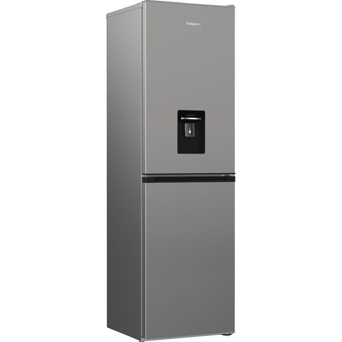 Hotpoint HPKH 1261W S4UK Freestanding 50/50 No Frost Fridge Freezer with Water Dispenser - Silver