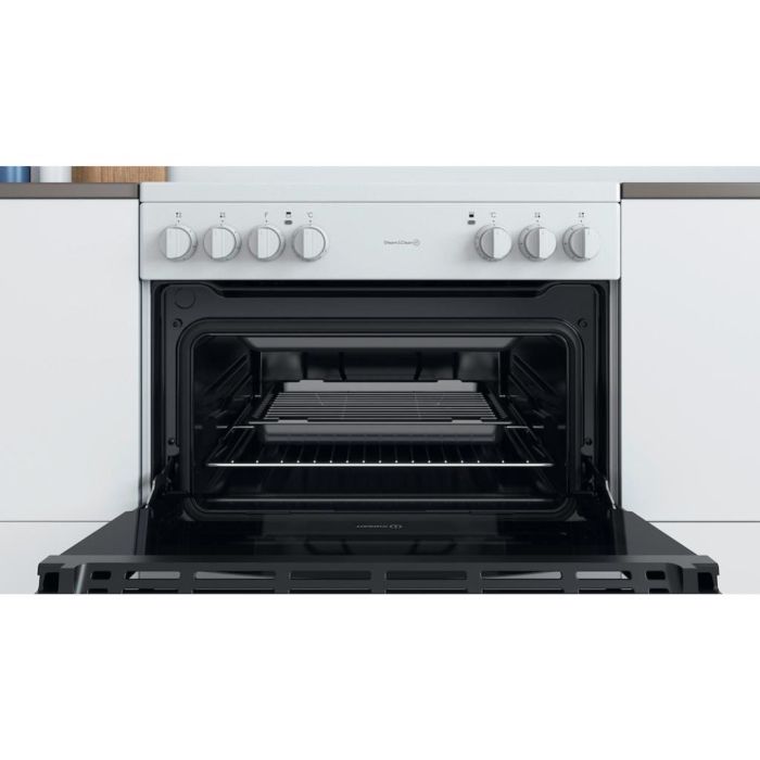 Indesit ID67V9KMW/UK Double Cooker - White