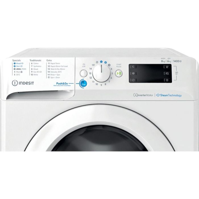 Indesit BDE 86436 WV UK Freestanding 8+6kg Washer Dryer - White