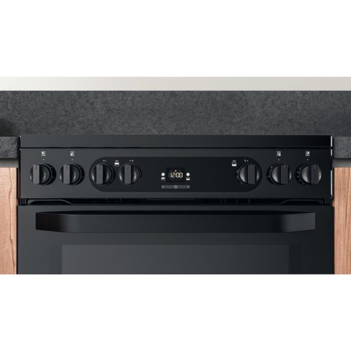 Hotpoint HDM67V92HCB/UK Double Cooker - Black