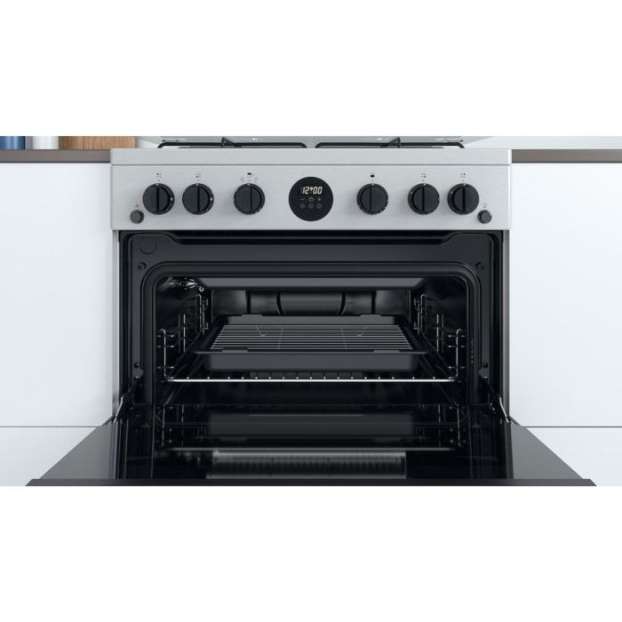 Indesit ID67G0MCX/UK Double Cooker - Inox