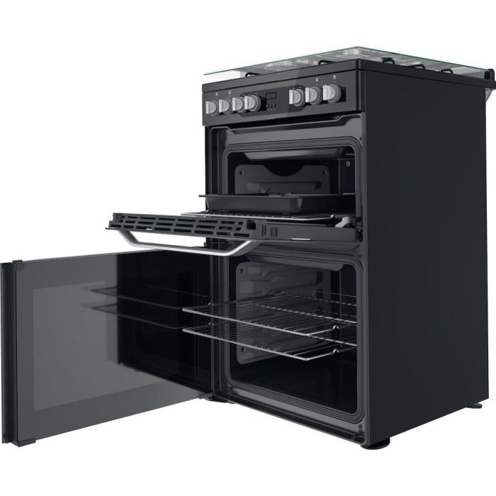 Hotpoint HDM67G9C2CB/UK Double Cooker - Black