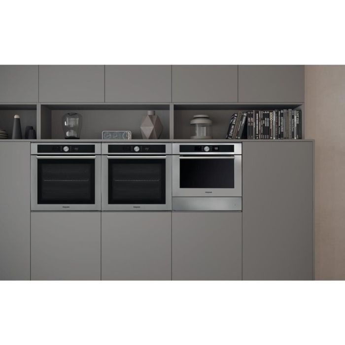 Hotpoint MD 454 IX H Built-In Microwave - Stainless Steel