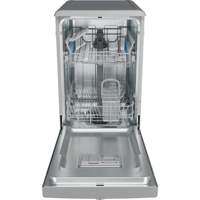 Indesit IN2FE10CS90SUK Freestanding 45cm Slimline Dishwasher with 10 Place Settings - Silver
