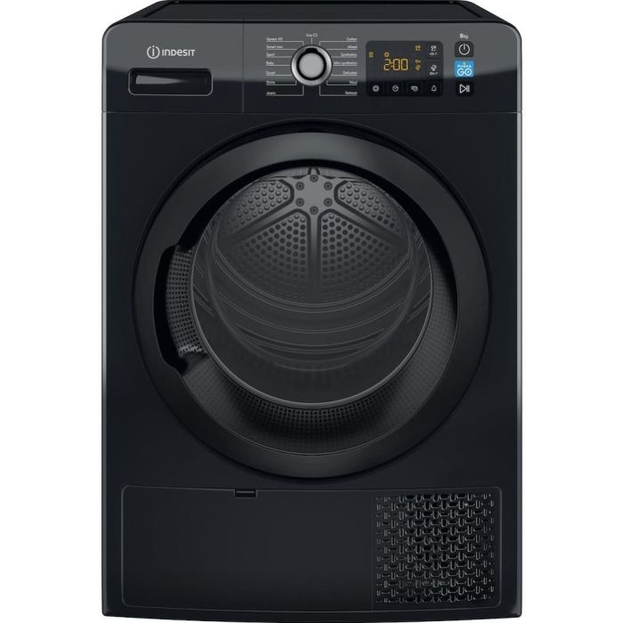Indesit YT M11 82B X UK 8kg Freestanding Heat Pump Tumble Dryer - Black