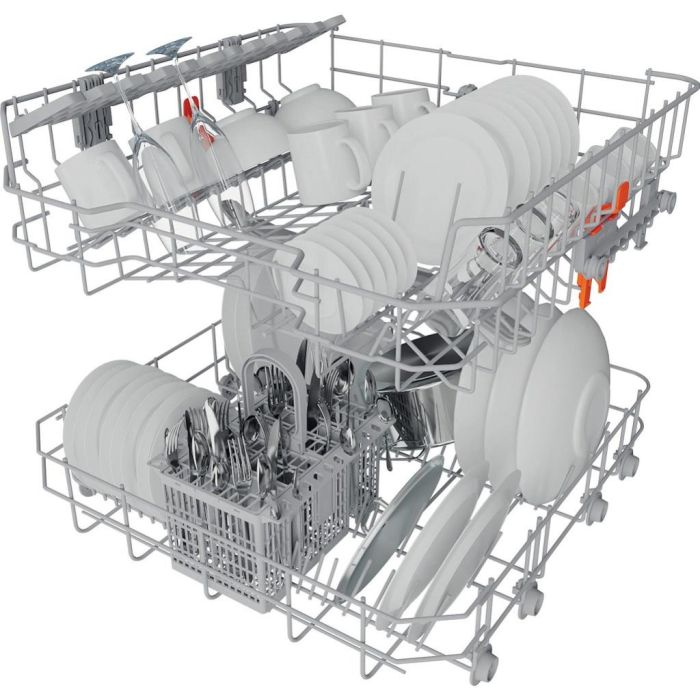 Hotpoint Full Size Freestanding Dishwasher - Inox - 14 Place Settings  - E rated - H2F HL626 X UK