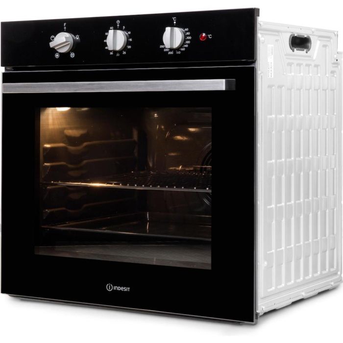 Indesit IFW 6330 BL UK Electric Single Built-In Oven - Black