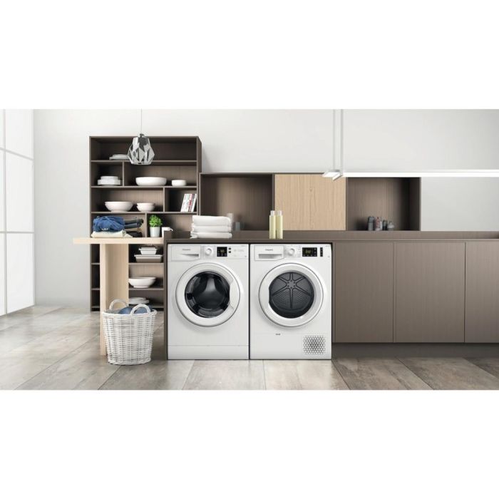 Hotpoint Crease Care Heat Pump Tumble Dryer - White - 8kg - A++ Rated - NT M11 82 UK