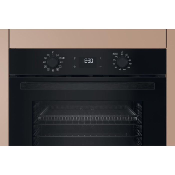 Hotpoint HO458CFBUK Built-In Single Oven - Black