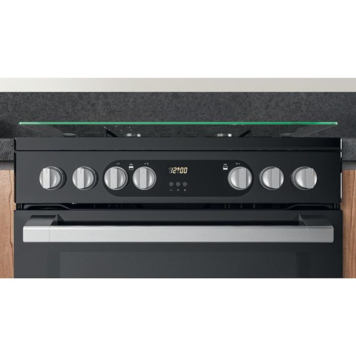 Hotpoint HDM67G9C2CSB/UK Dual Fuel Double Cooker - Black