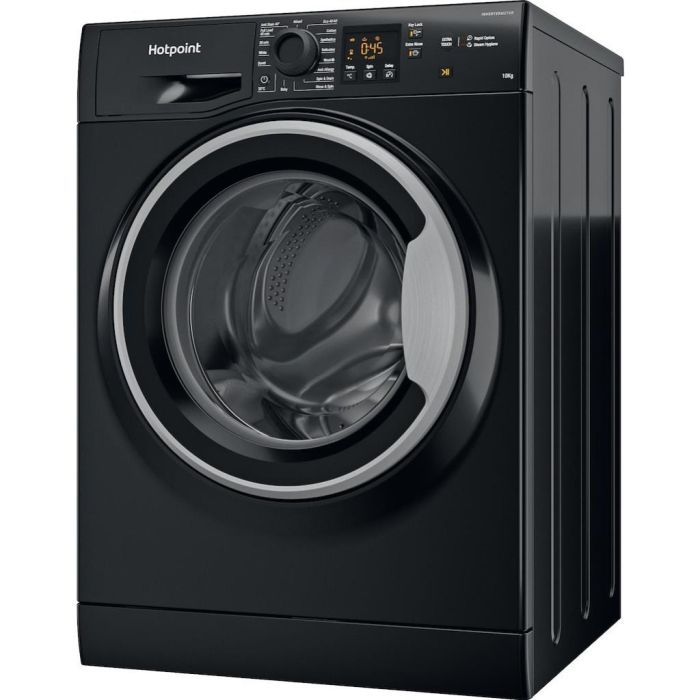 Hotpoint NSWM 1046 BS UK Anti-Stain 10kg 1400rpm Washing Machine - Black