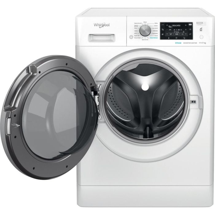 Whirlpool FFWDD 1174489 BSV UK Freestanding 11+7kg Washer Dryer