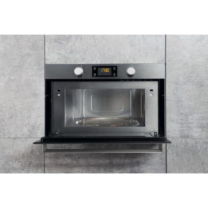 Hotpoint MD 344 IX H Built-In Microwave - Stainless Steel