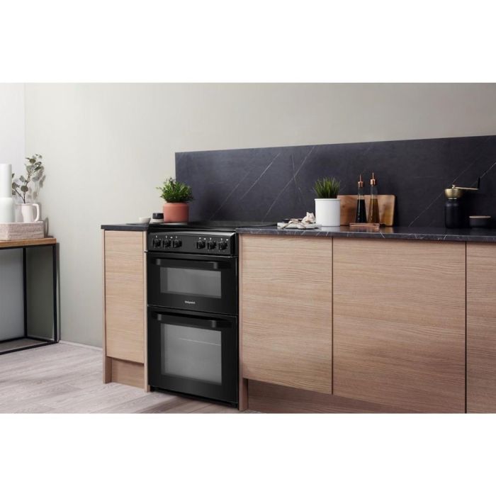 Hotpoint HD5V92KCB/UK Cooker - Black