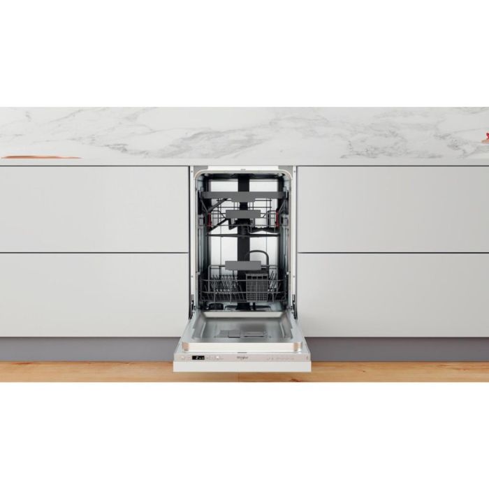Whirlpool WSIC3M27CUKN Slimline Integrated Dishwasher - Silver