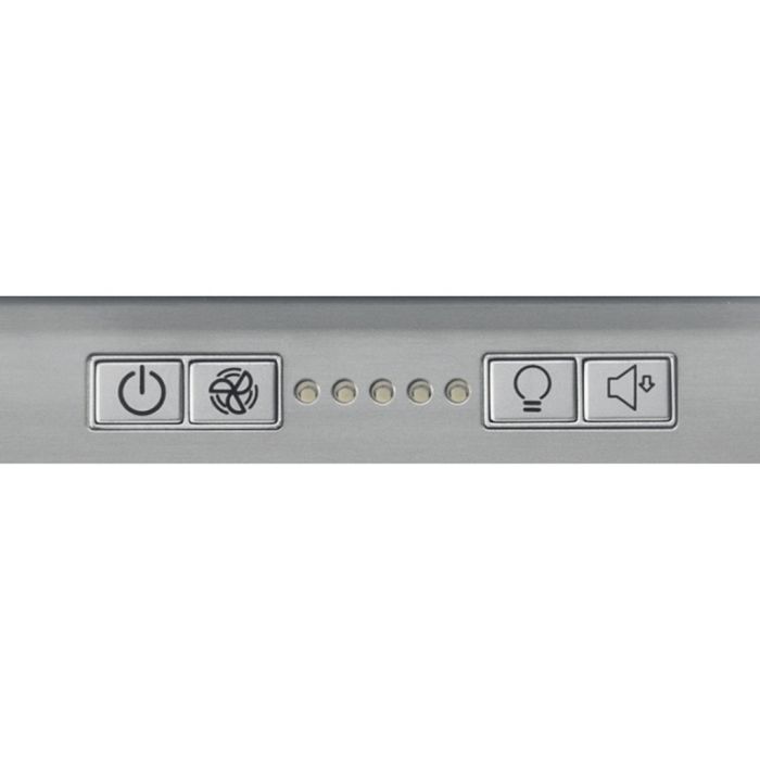 Hotpoint UIF 9.3F LB X 60cm Chimney Island Cooker Hood - Stainless Steel