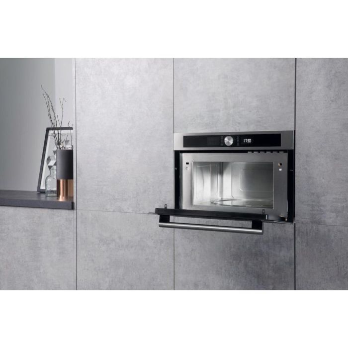 Hotpoint MD 454 IX H Built-In Microwave - Stainless Steel