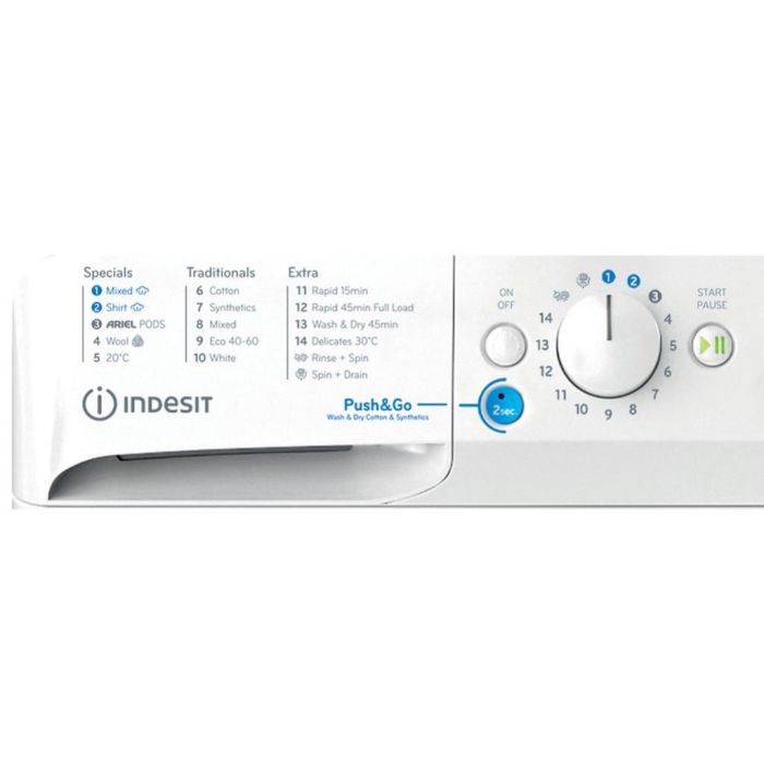 Indesit BDE 96436 WV UK Freestanding 9+6kg Washer Dryer - White