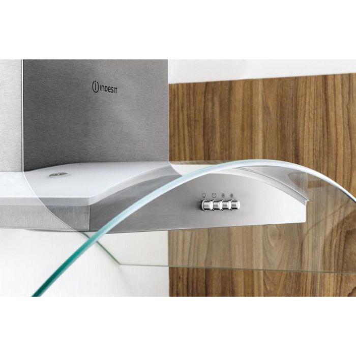 Indesit IHGC 6.5 LM X Cooker Hood - Stainless Steel