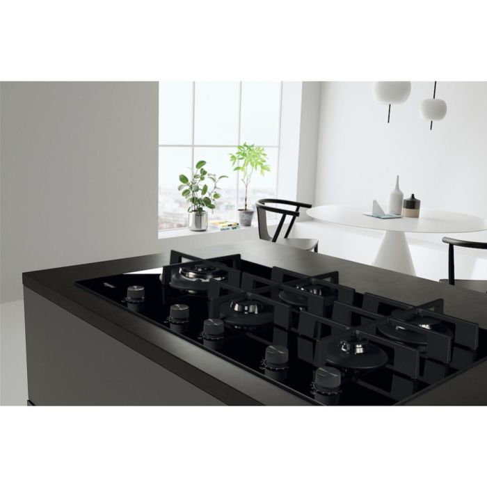 Whirlpool GOWL 958/NB W Collection Gas Hob 5 Burners 90cm - Black