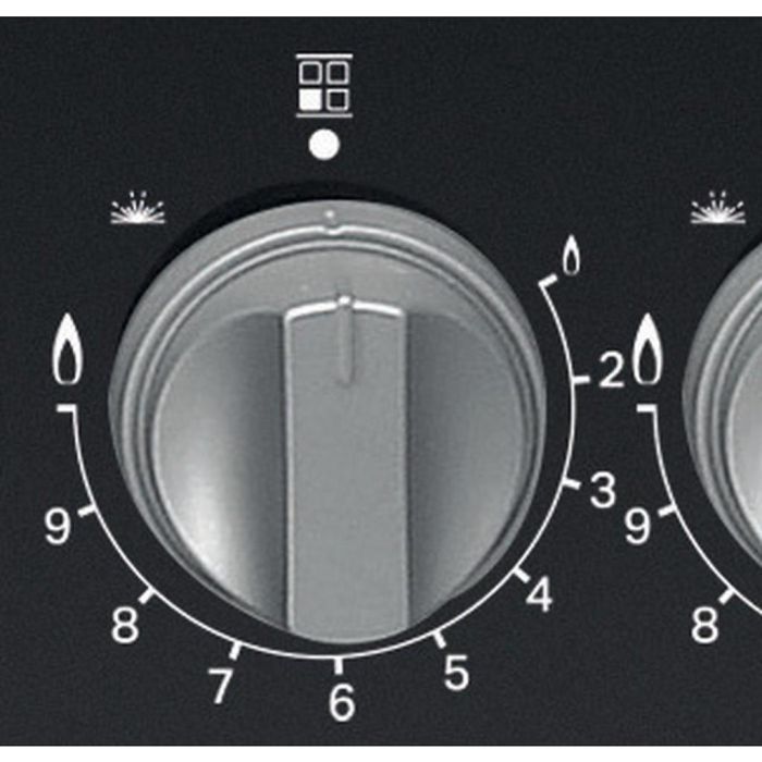 Hotpoint HD5G00CCBK/UK Gas Freestanding 50cm Double Cooker - Black