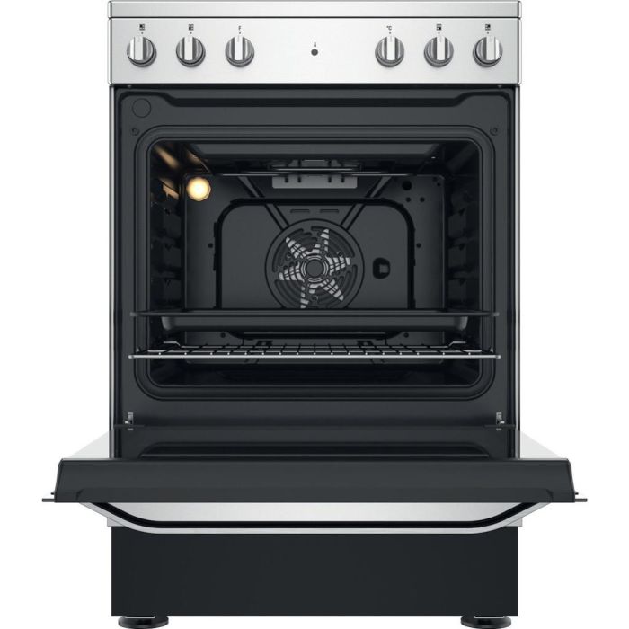 Hotpoint HS67V5KHX Freestanding Electric Cooker - Inox