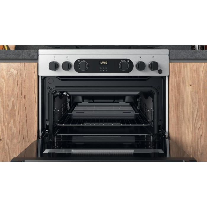 Hotpoint CD67G0CCX/UK Freestanding Gas Double Cooker