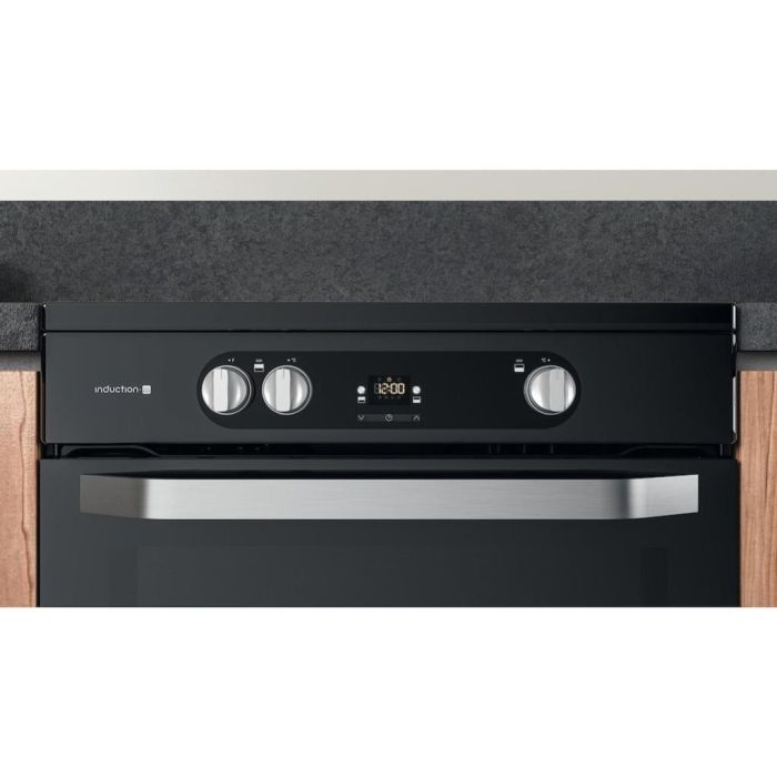 Hotpoint HDM67I9H2CB/U Double Electric 60cm Cooker - Black