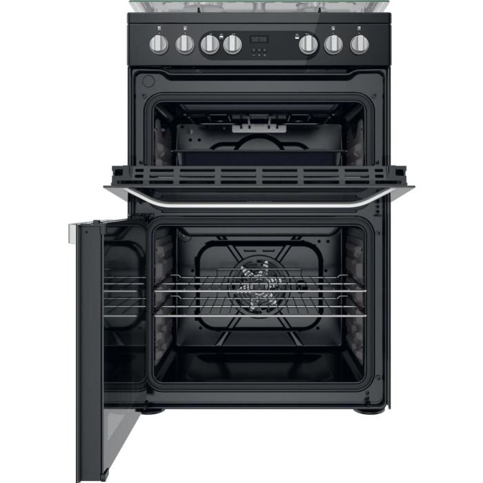 Hotpoint HDM67G9C2CB/UK Double Cooker - Black