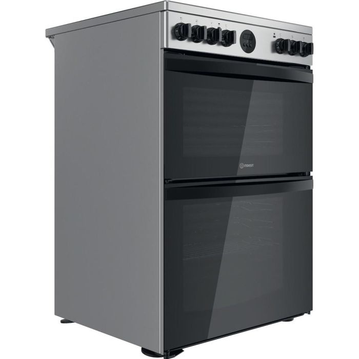 Indesit ID67V9HCX/UK Double Cooker - inox