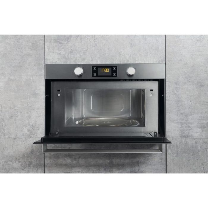 Hotpoint MD 344 IX H Built-In Microwave - Stainless Steel
