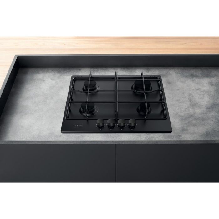 Hotpoint PPH 60P F NB Gas Hob - Black