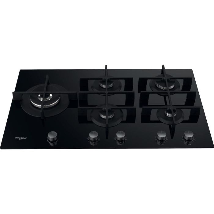 Whirlpool GOWL 958/NB W Collection Gas Hob 5 Burners 90cm - Black