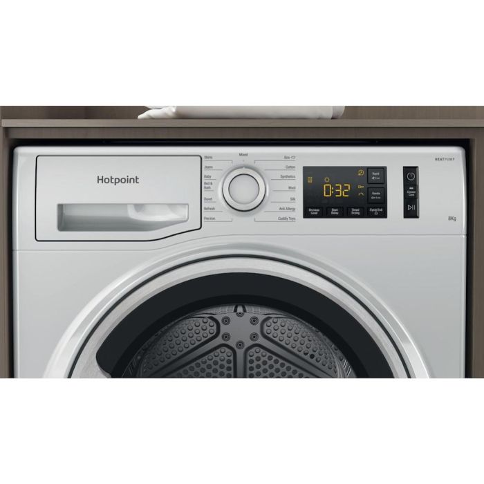 Hotpoint CreaseCare Heat Pump Tumble Dryer - Silver - 8kg - A++ Rated - NT M11 82SSK UK