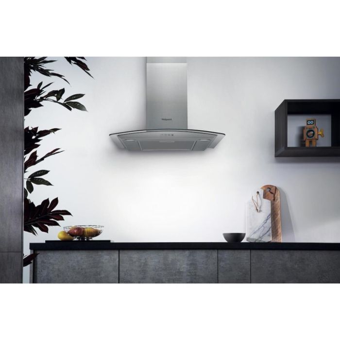 Hotpoint PHGC7.4FLMX Integrated Hood - Inox