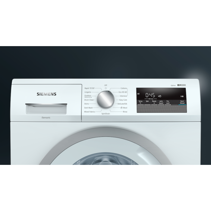 Siemens WM14N191GB, Washing machine, front loader