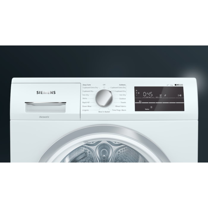 Siemens WT47RT90GB, Heat pump tumble dryer