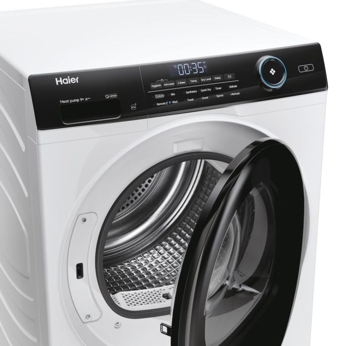 Haier I Pro Series 5 HD90-A3959 9kg Heat pump tumble dryer with A+++ Energy Rating - White