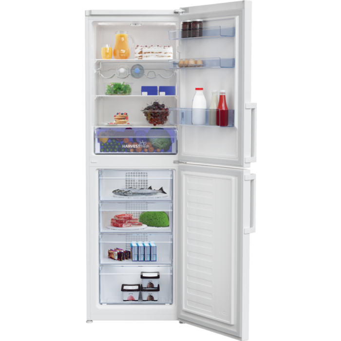 Beko CFP3691VW HarvestFresh Freestanding Frost Free Fridge Freezer - White