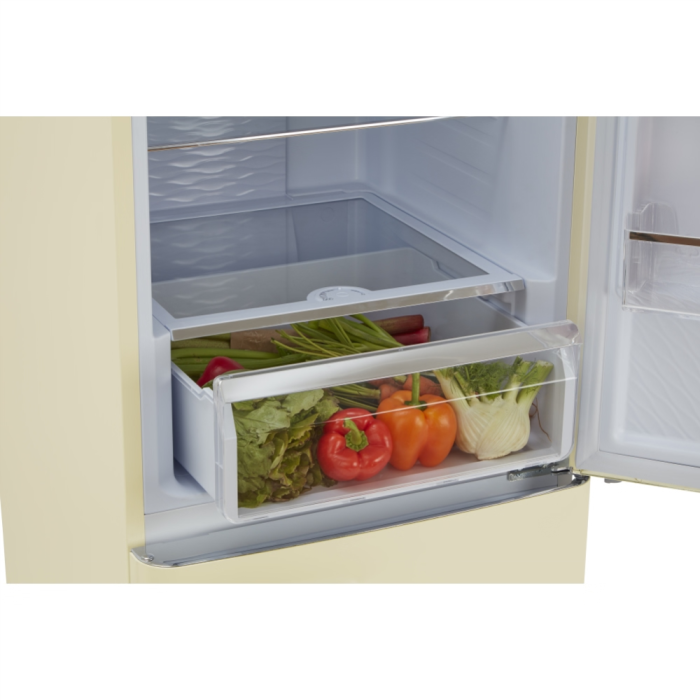 CDA Florence Barley Retro 60cm Freestanding Frost Free 60/40 Fridge Freezer