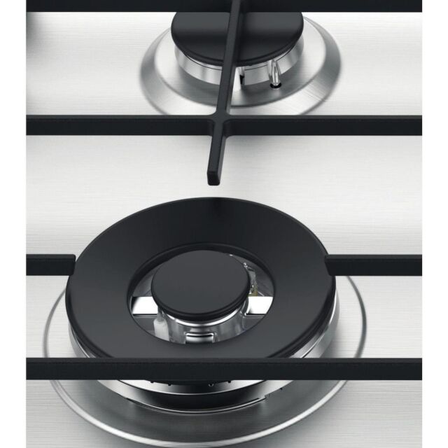 Whirlpool GMWL628IXL Gas Hob 4 Burners - Inox