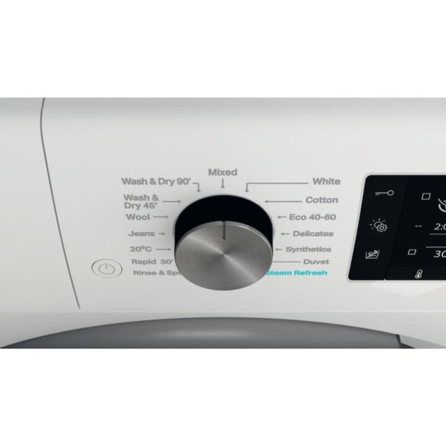 Whirlpool FFWDD 1074489 BSV UK Freestanding 10+7kg Washer Dryer
