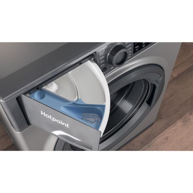 Hotpoint NSWF 946 GG UK Anti-Stain 9kg 1400rpm Washing Machine - Graphite